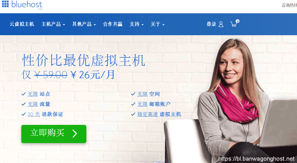 bluehost中文官网支持什么付款方式? bluehost常见问题 第1张
